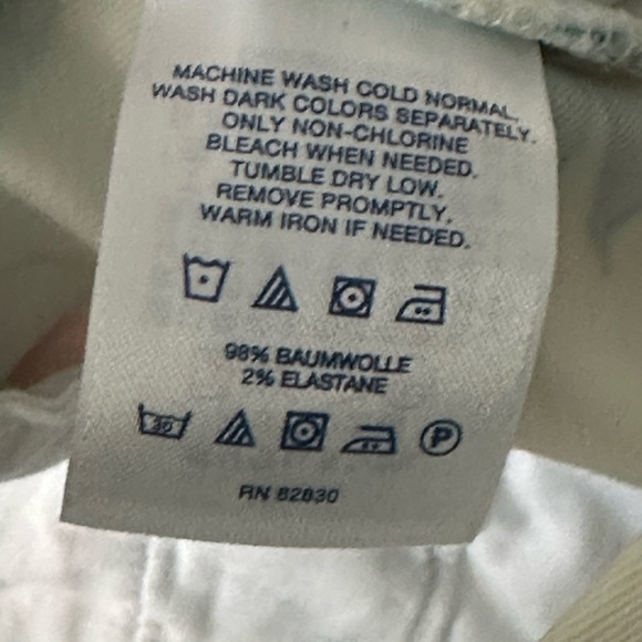 Lands’ End, pants NWOT mid rise straight leg size 12P 🧡💙 - Picture 4 of 11